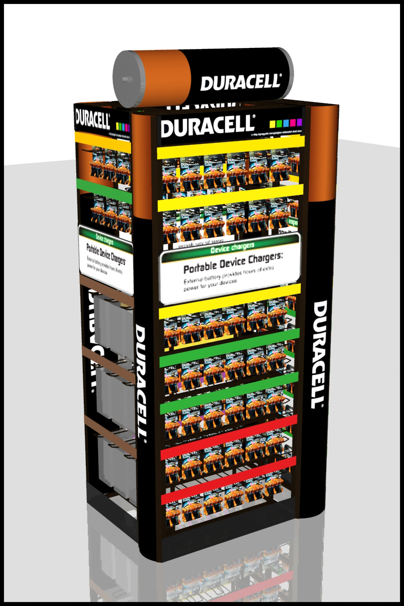FD 1588 13_Duracell négyoldalas display